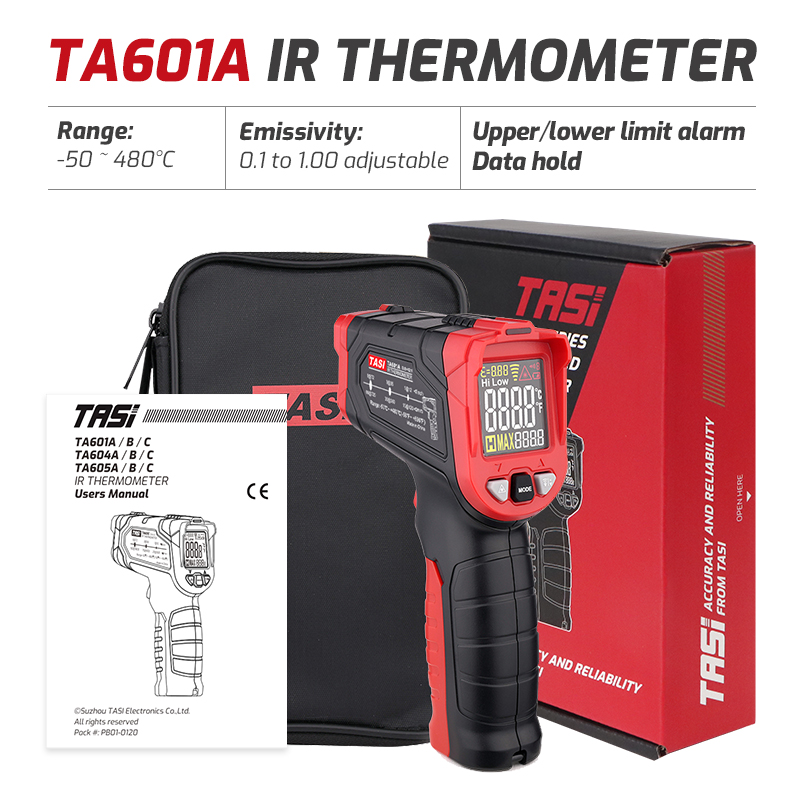 Industrial Laser Temperature Gun - TA601A TA601B TA601C 적외선 온도계 레이저