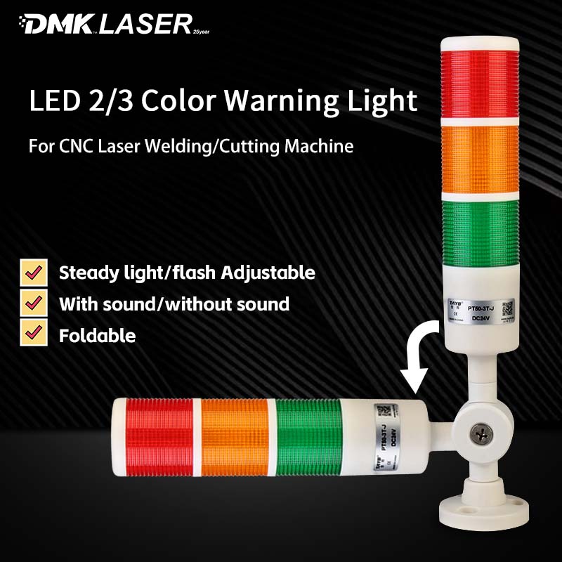 Industrial Laser Welding - LED 삼색 조명 신호 타워 스택