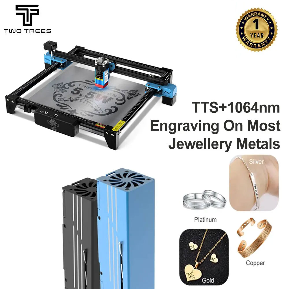 Laser Marking Machine - TWOTREES TTS-55 레이저 조각 기계 Wifi