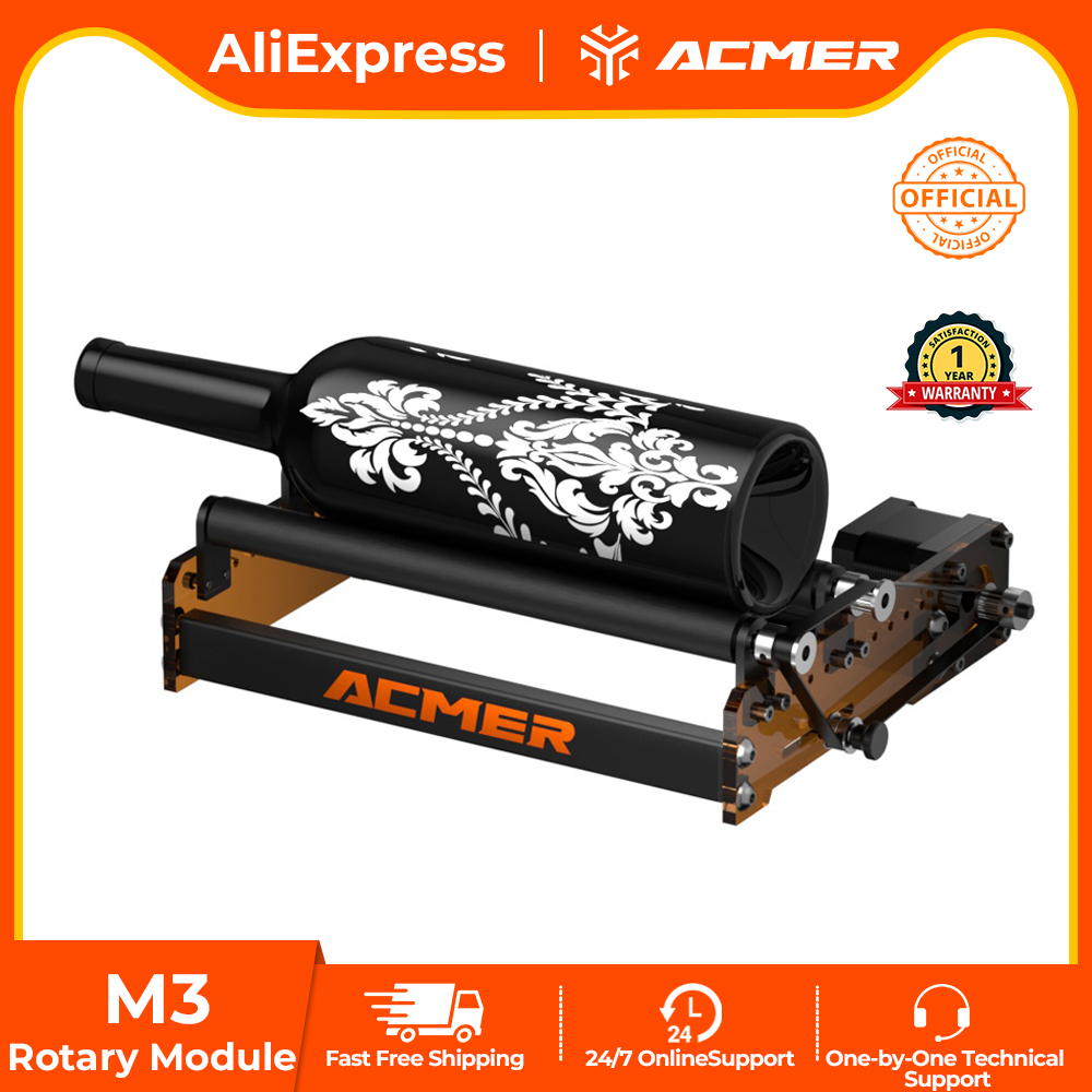 Industrial Laser Equipment - ACMER M3 레이저 로터리 롤러 360