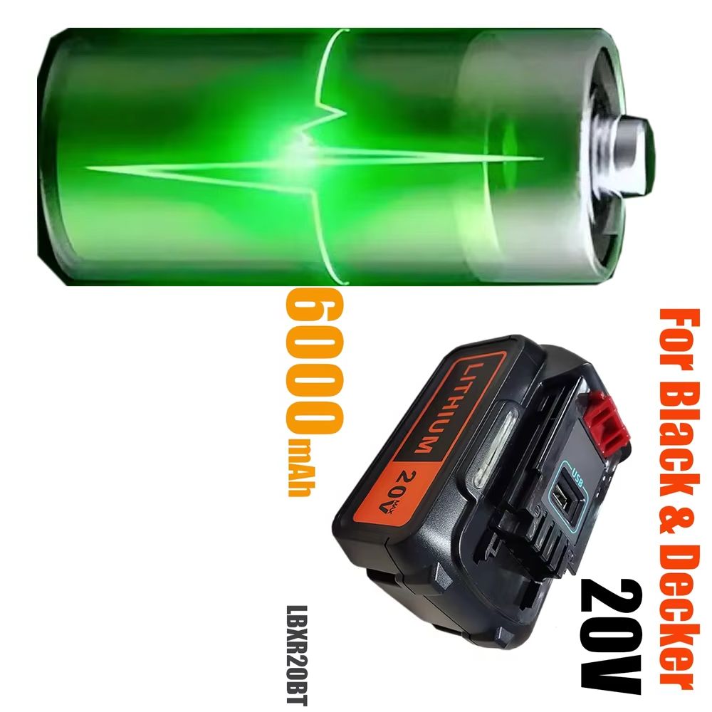 Black+Decker Tool 20V Max - 6Ah/10Ah 18V 8.0Ah BL2018 블랙앤데커 20V