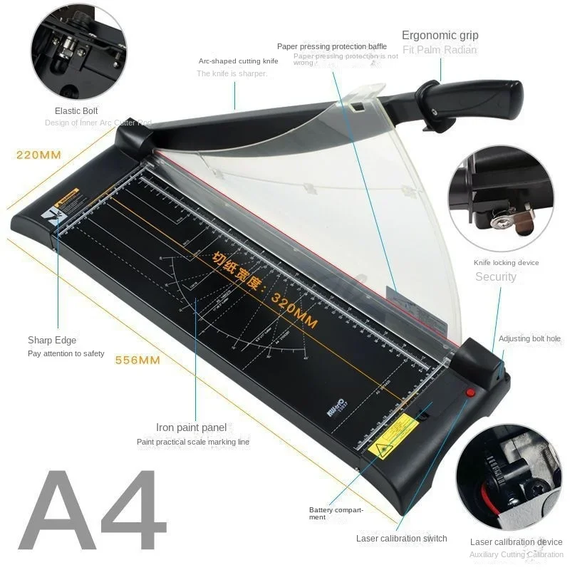 A4/A3 레이저 포지셔닝 용지 커터는 전문적인 사무용 - Industrial Laser Equipment 리뷰 및 가격