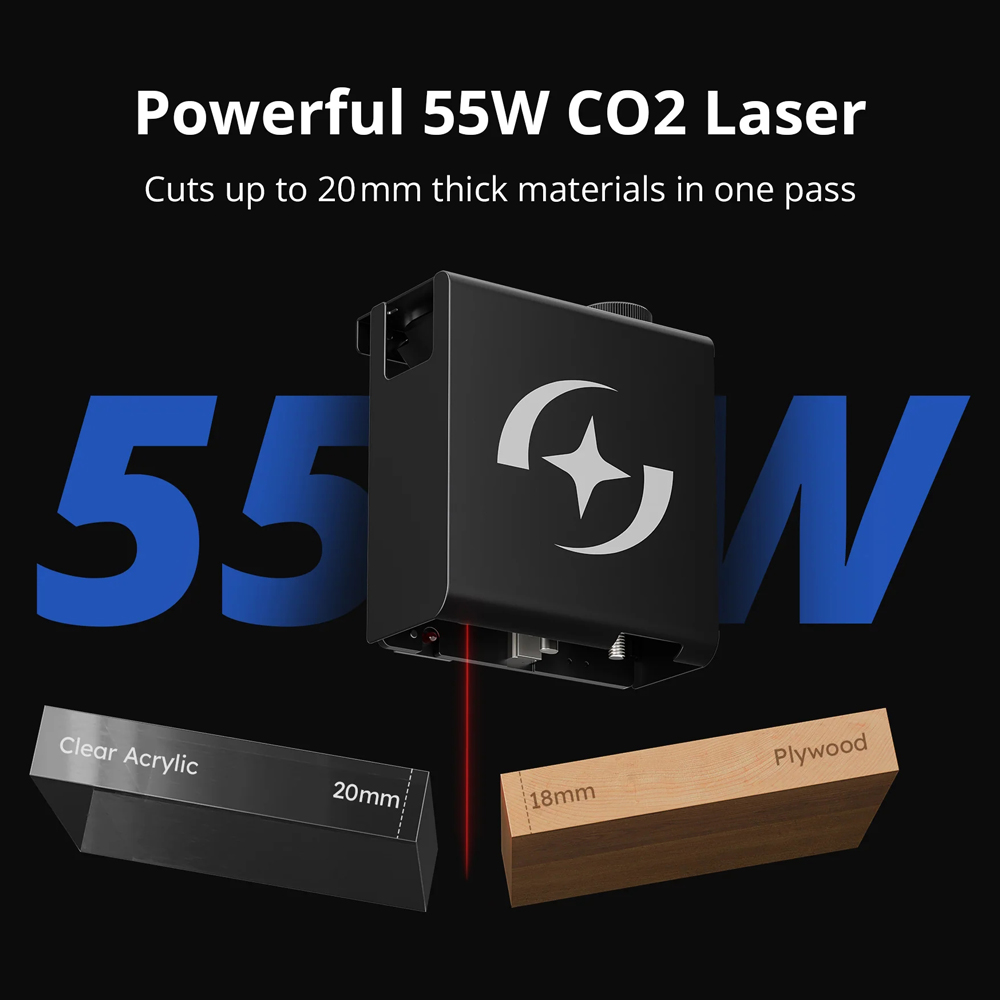 아톰스택 K60 CO2 레이저 커팅 조각기 자동 초점  - Industrial Laser Equipment 리뷰 및 가격