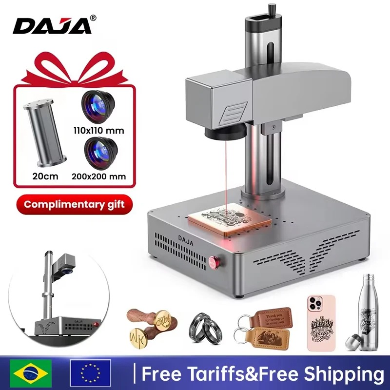 DAJA S4 휴대용 광섬유 레이저 각인기 (20W/3 - Industrial Laser Engraver For Metal 리뷰 및 가격