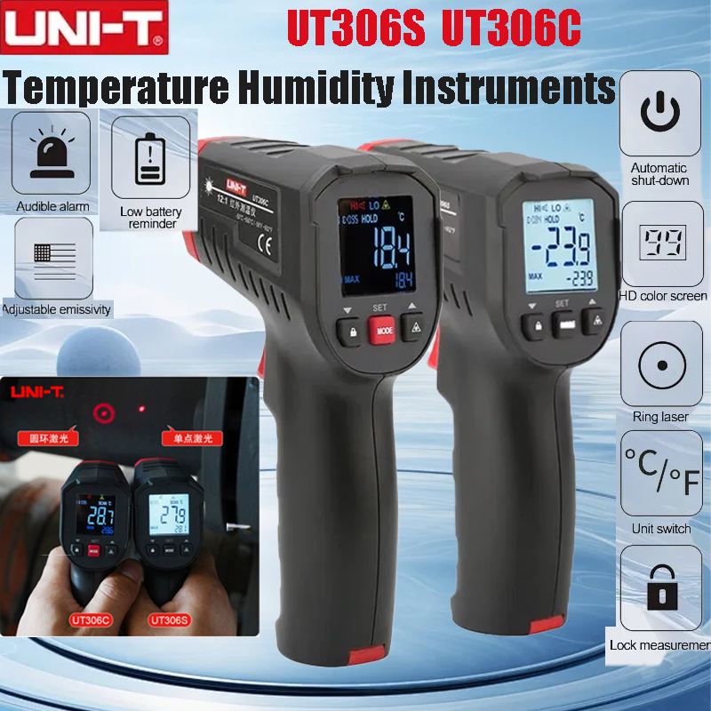 UNI-T UT306S UT306C 디지털 온도계 레이 - Industrial Laser Temperature Gun 리뷰 및 가격
