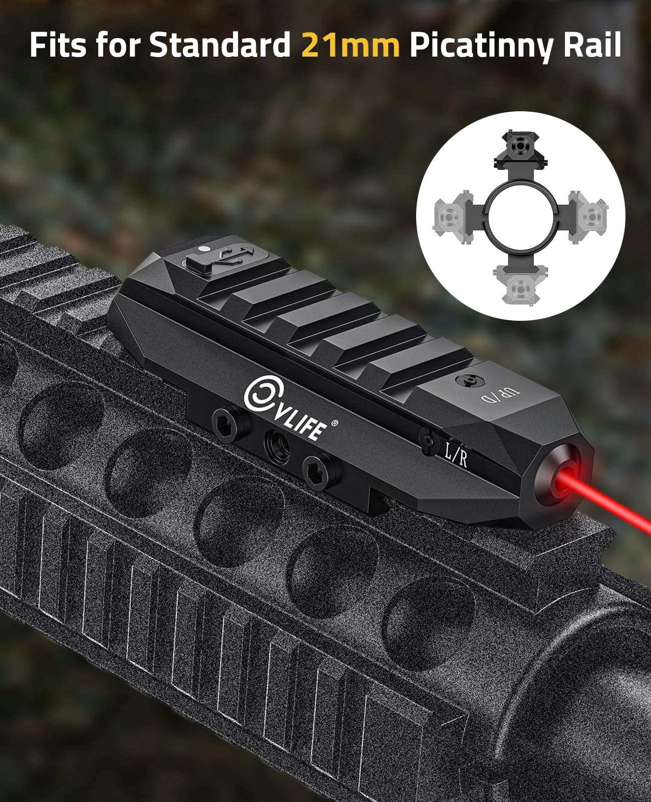 소총 전술 전술을위한 CVLIFE 로우 프로파일 레이저 - Industrial Laser Pointer 리뷰 및 가격