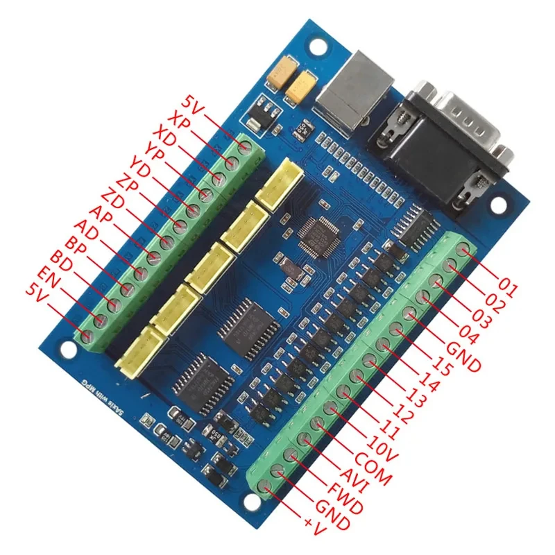CNC MACH3 USB 5 축 100KHz USB C - Breakout Board Mach3 리뷰 및 가격