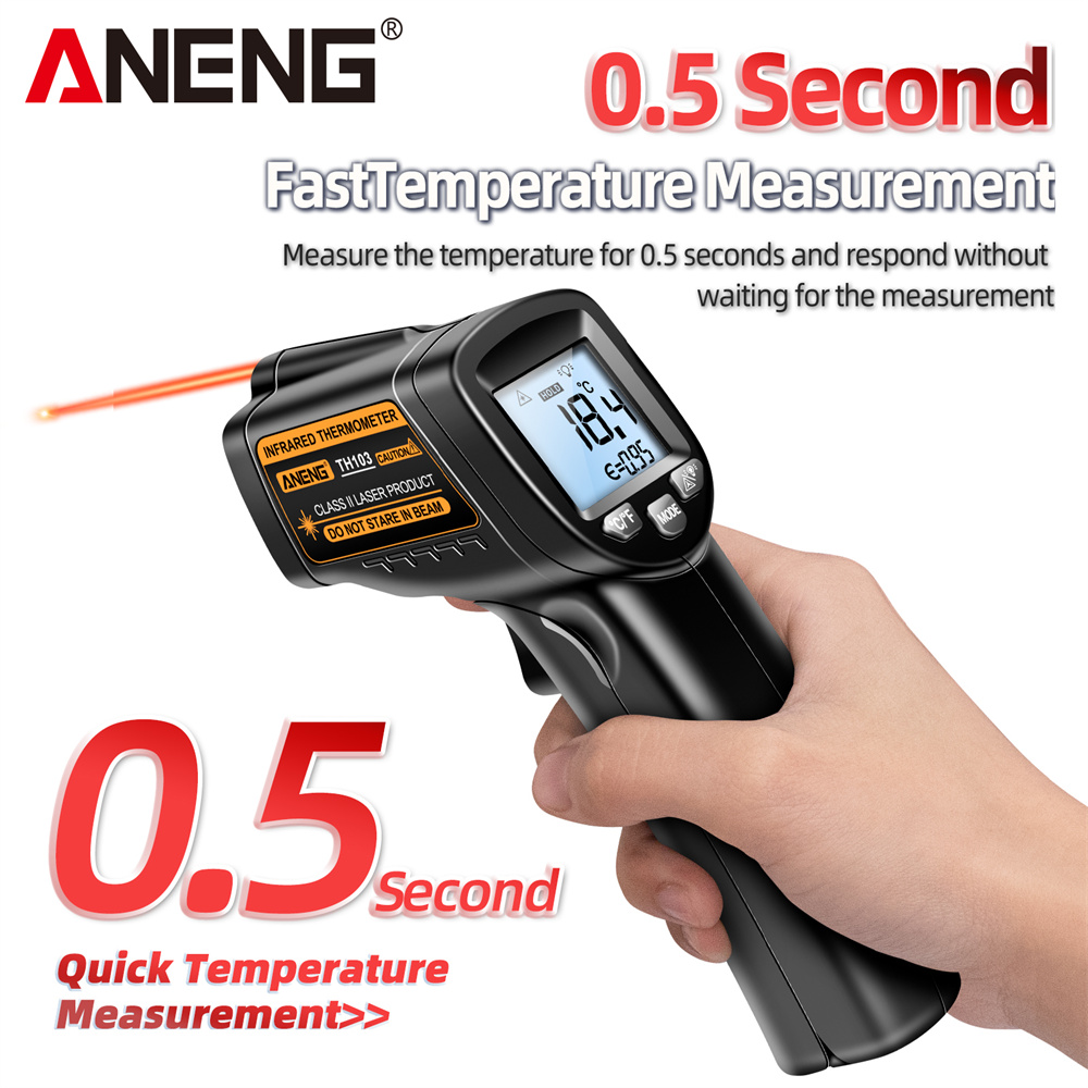 적외선 레이저 온도계 산업용 온도 총 ANENG TH1 - Industrial Laser Temperature Gun 리뷰 및 가격