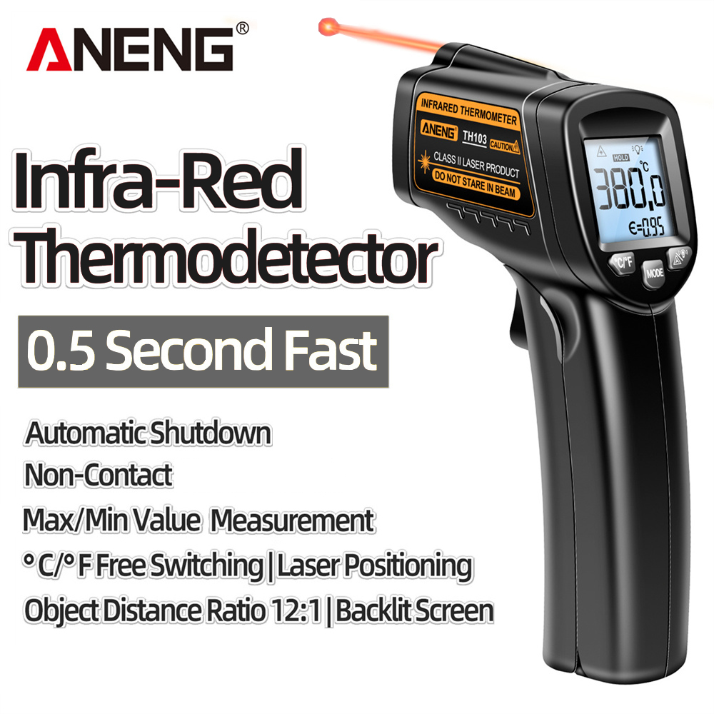 적외선 레이저 온도계 산업용 온도 총 ANENG TH1 - Industrial Laser Temperature Gun 리뷰 및 가격