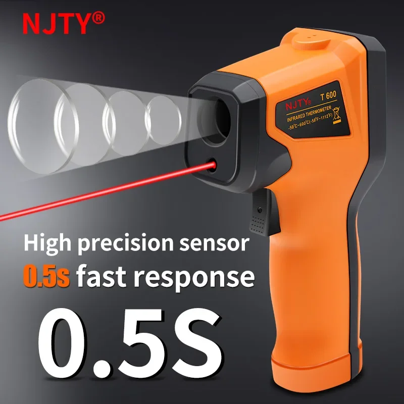 T400 T600 디지털 적외선 온도계 -50~600  - Industrial Laser Temperature Gun 리뷰 및 가격