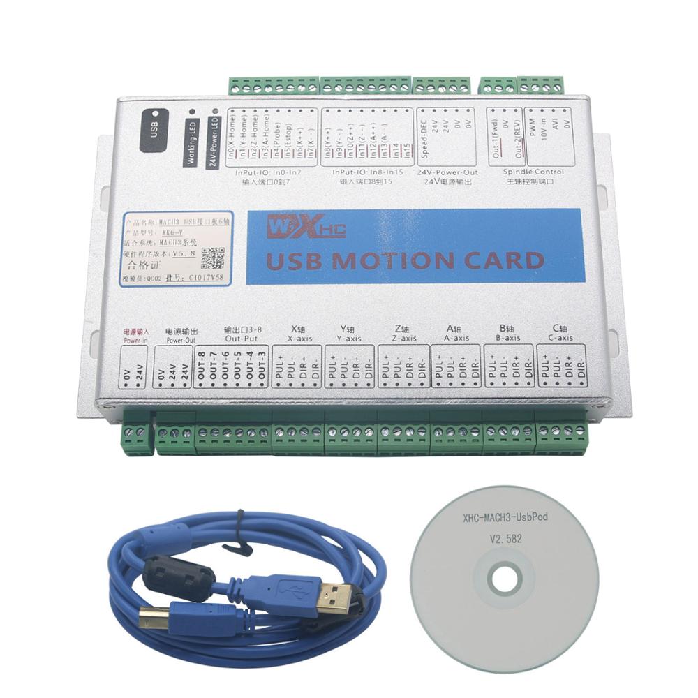업그레이드된 Mach3 2MHz MK6-V 6축 모션  - Breakout Board Mach3 리뷰 및 가격
