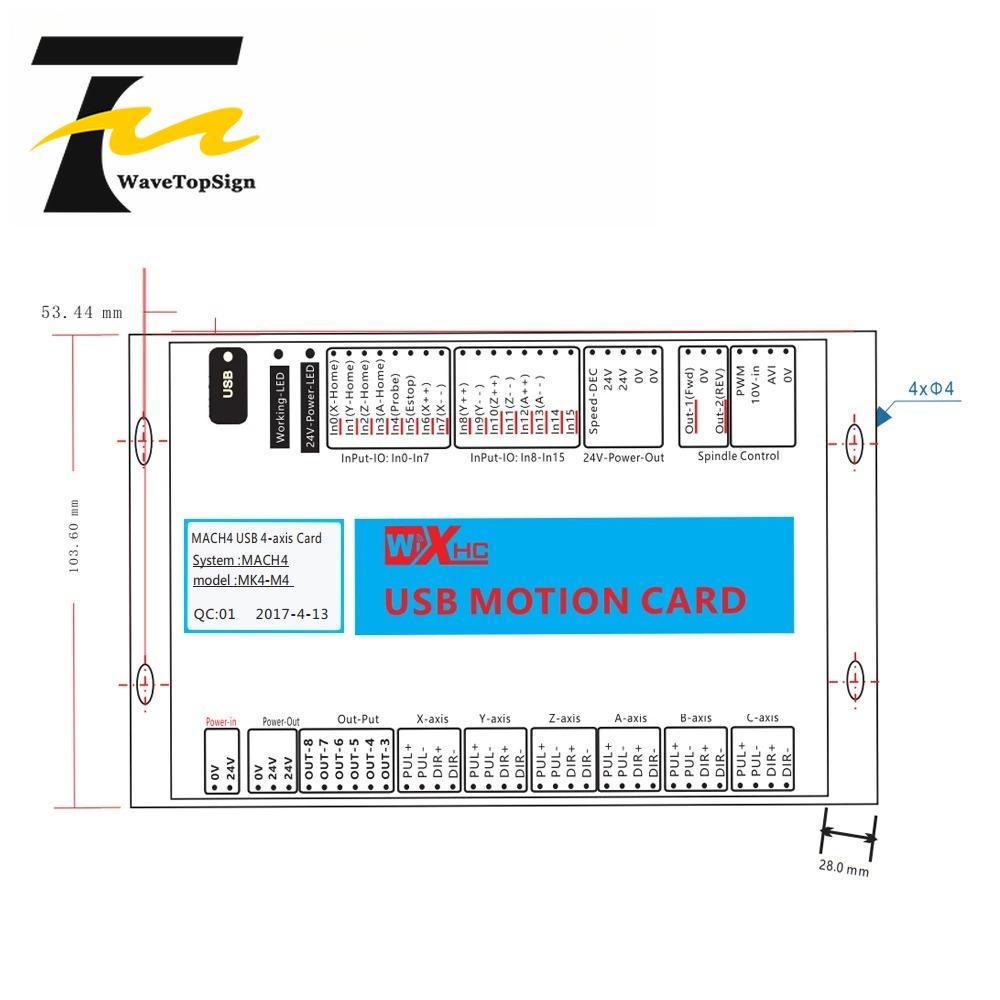 XHC Mach4 USB 브레이크아웃 보드 3 4 6축 - Breakout Board Mach3 리뷰 및 가격