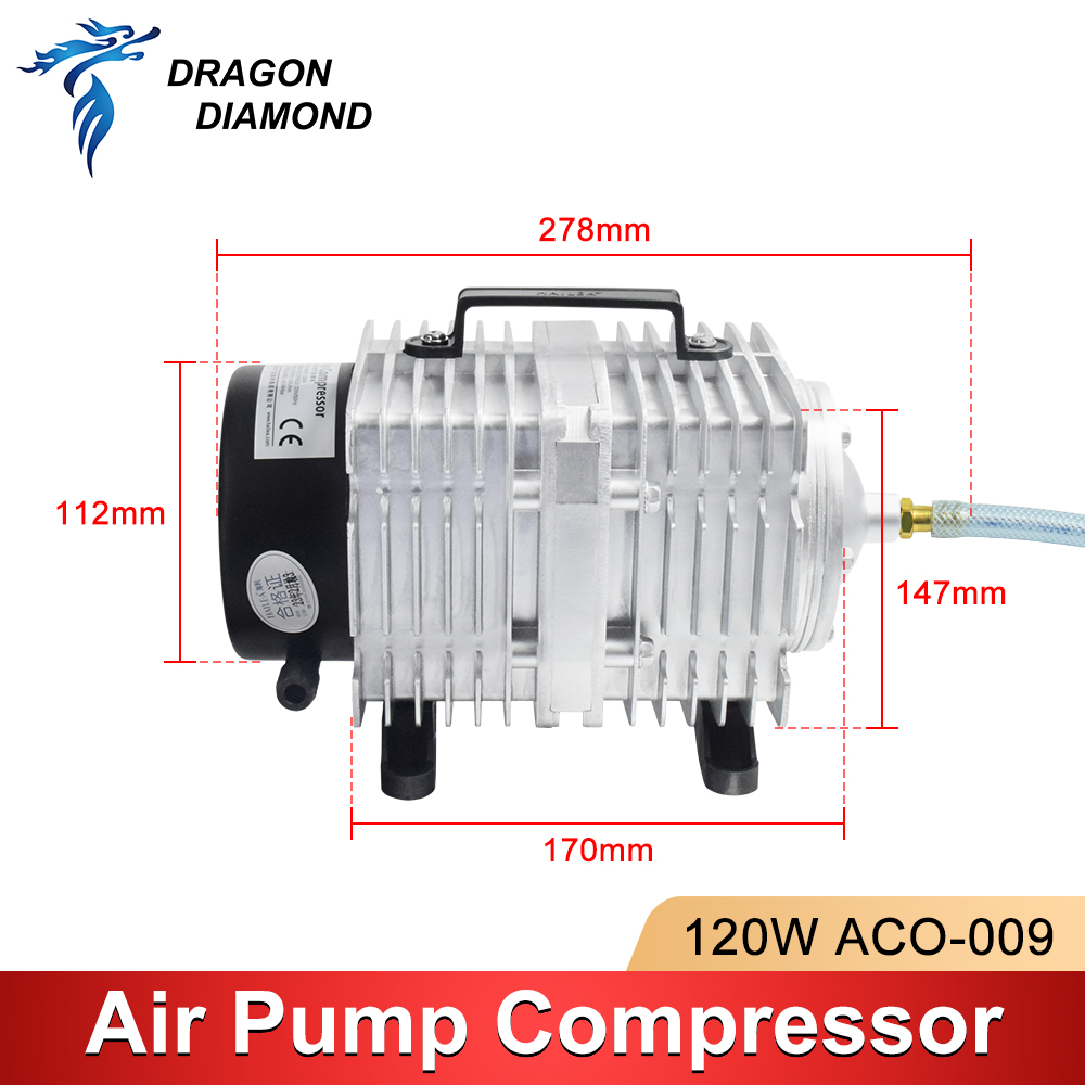 120W 공기 압축기 전기 자기 공기 보조 펌프 220 - Air Assist Pump Laser 리뷰 및 가격