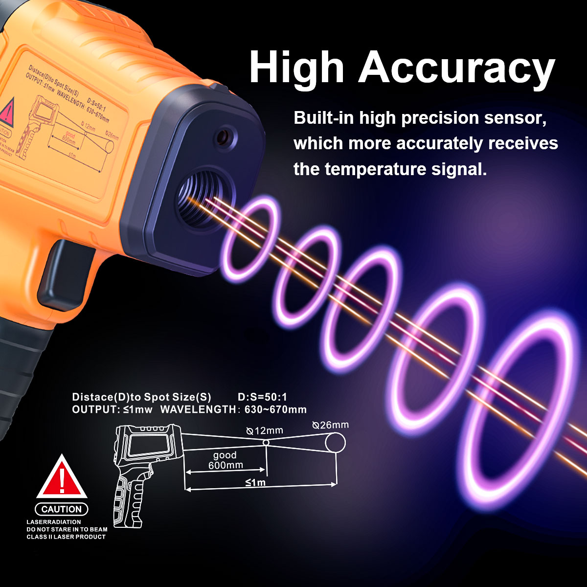 비접촉 디지털 고온계 적외선 온도계, 전문 13 레이저 - Industrial Laser Temperature Gun 리뷰 및 가격
