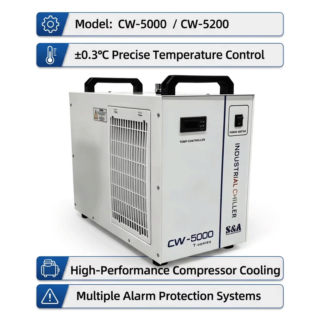 CW5000 CW5200 CW6000 S&A 1500W - Industrial Laser Systems 리뷰 및 가격