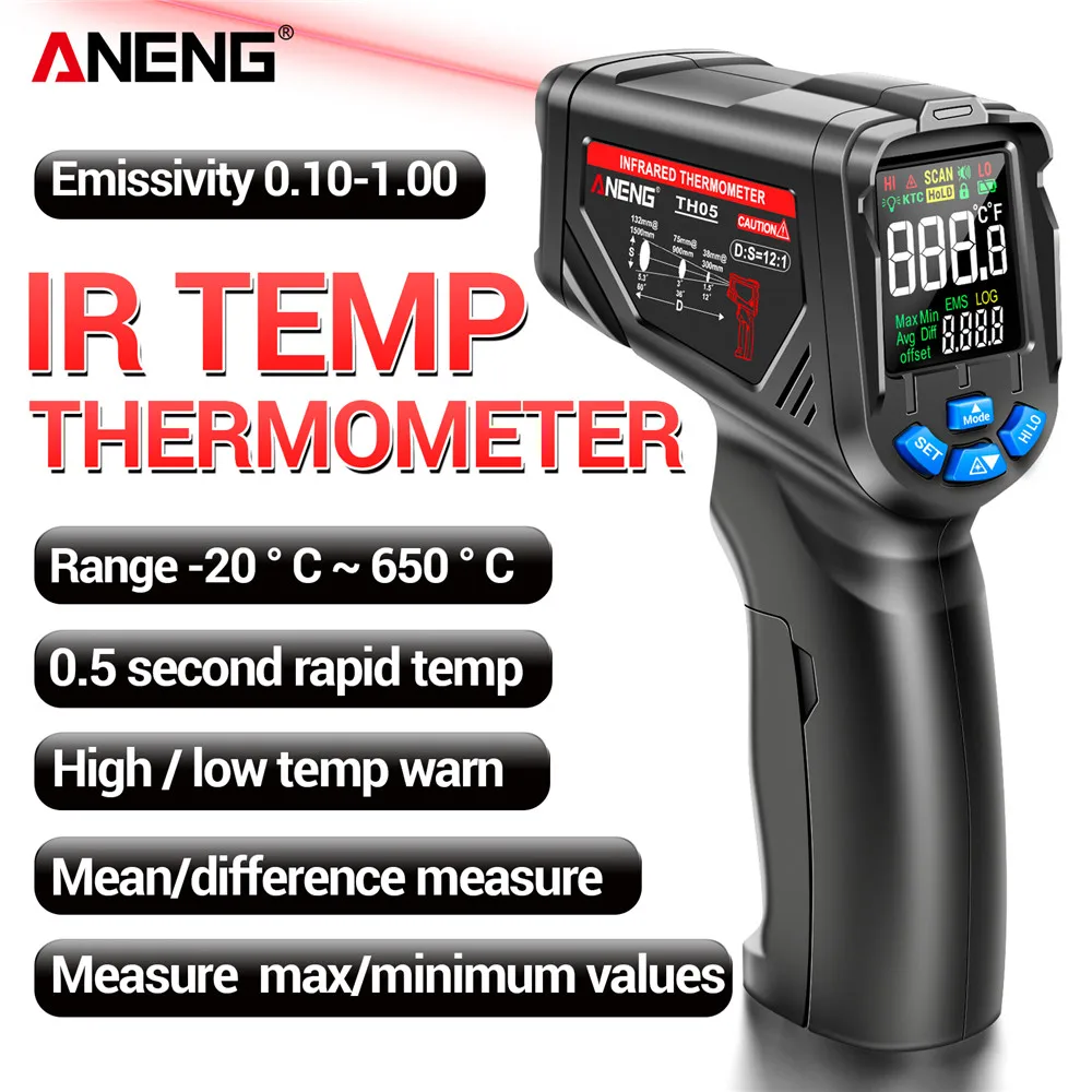 센서 건 회로 산업용 테스트 바닥 난방 튜브 온도 테스 - Industrial Laser Temperature Gun 리뷰 및 가격
