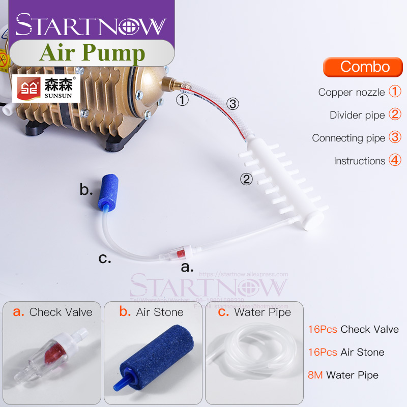 220V 185W 150L/min 전자기식 에어 컴프레 - Air Assist Pump Laser 리뷰 및 가격