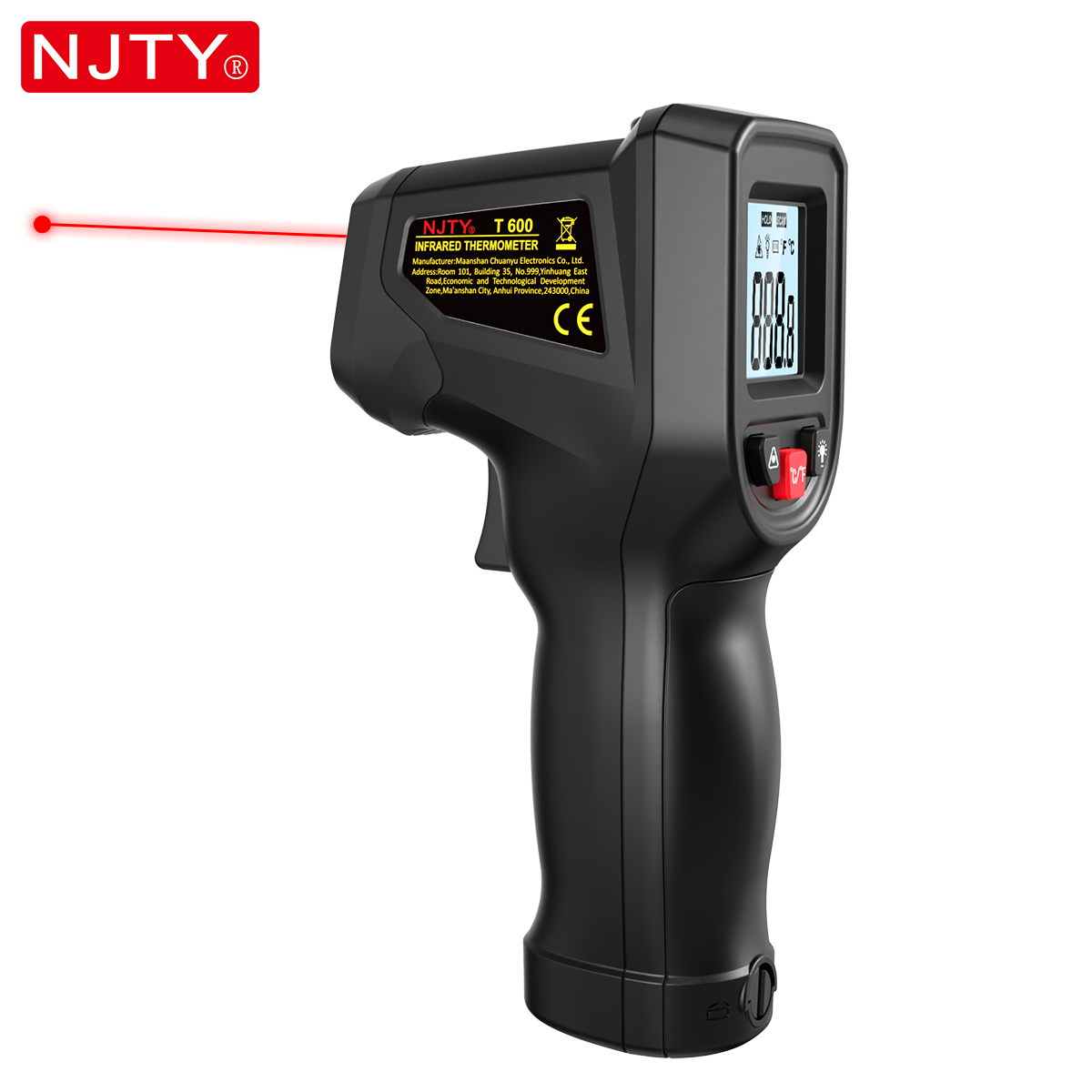 NJTY T600 적외선 온도계 건 비접촉식 -58 ° - Industrial Laser Temperature Gun 리뷰 및 가격
