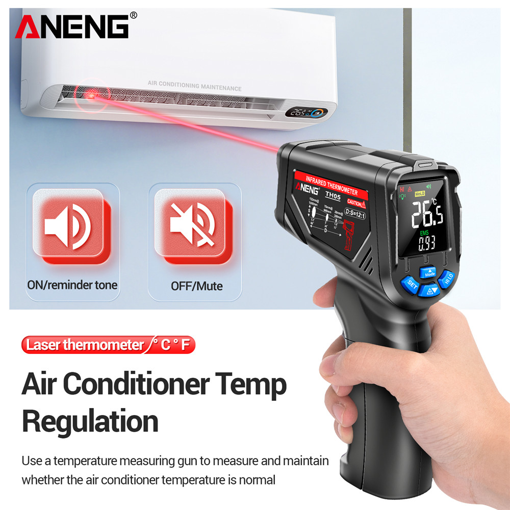 ANENG TH05 적외선 온도계 디지털 비접촉식 -2 - Industrial Laser Temperature Gun 리뷰 및 가격