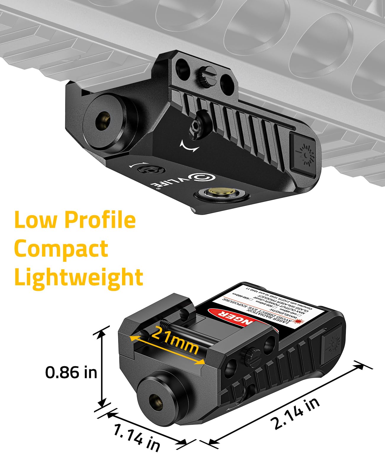 피카티니 레드 사이트 자기 충전식 권총 레이저 21MM - Industrial Laser Pointer 리뷰 및 가격
