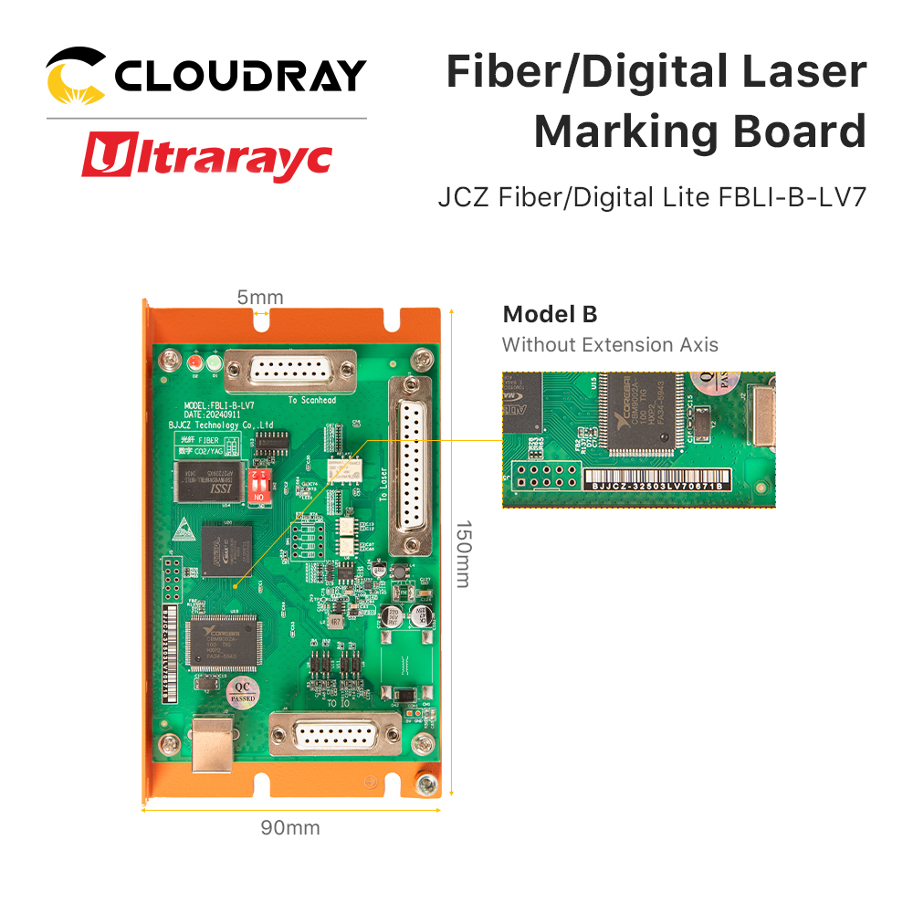 레이저 마킹 보드 JCZ LV7 레이저 제어 카드 Ez - Marking Card Ezcad 리뷰 및 가격
