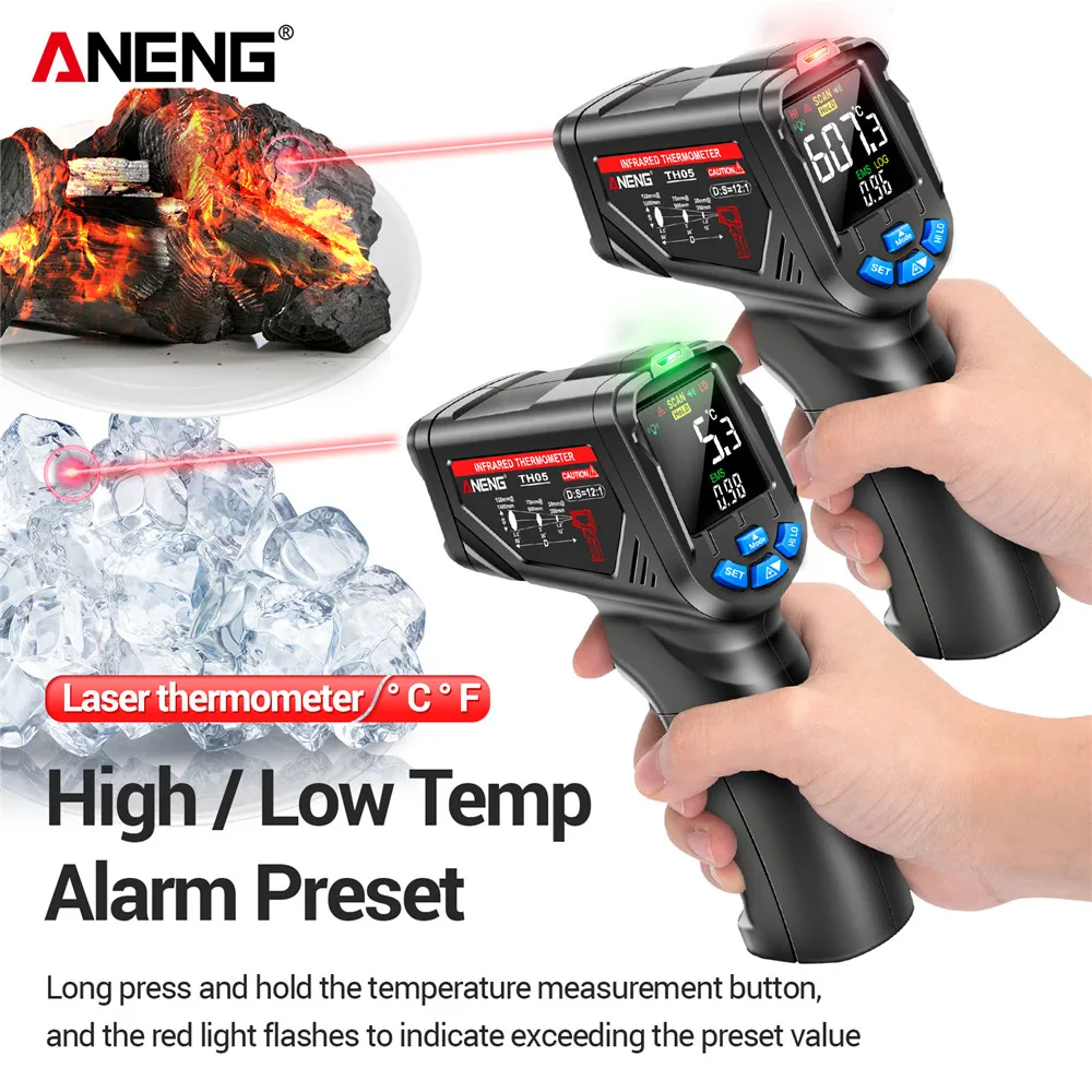 적외선 온도계 디지털 비접촉식 -20~650 ℃   A - Industrial Laser Temperature Gun 리뷰 및 가격