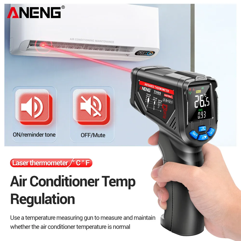 적외선 온도계 디지털 비접촉식 -20~650 ℃   A - Industrial Laser Temperature Gun 리뷰 및 가격