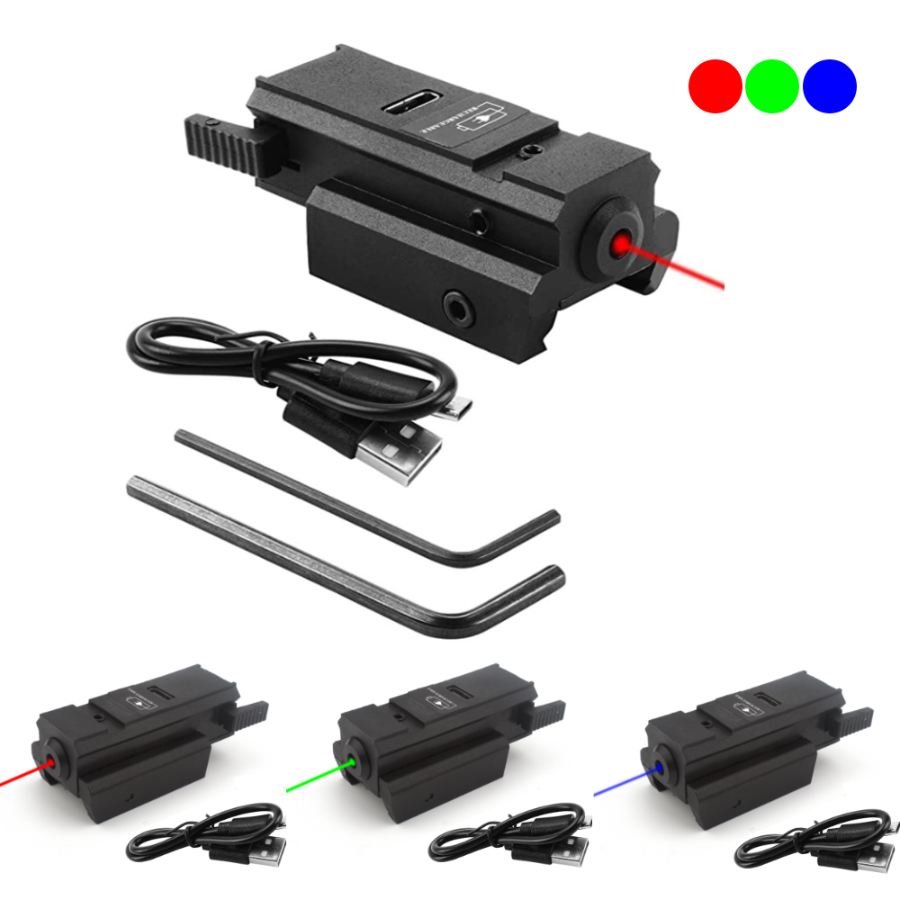 USB 충전 기능이 있는 파란색 녹색 빨간색 도트 레이 - Industrial Laser Pointer 리뷰 및 가격
