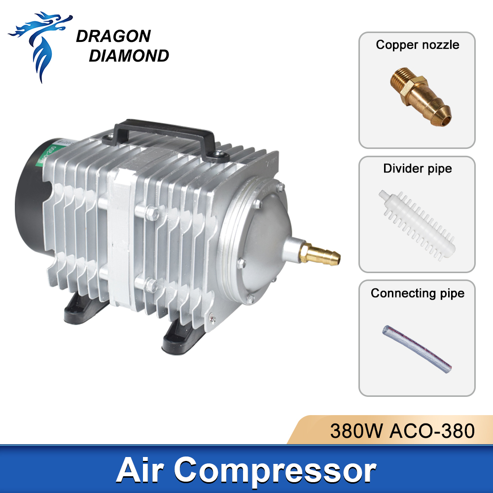 공기 압축기 380W 220V 280L/min Co2  - Air Assist Pump Laser 리뷰 및 가격