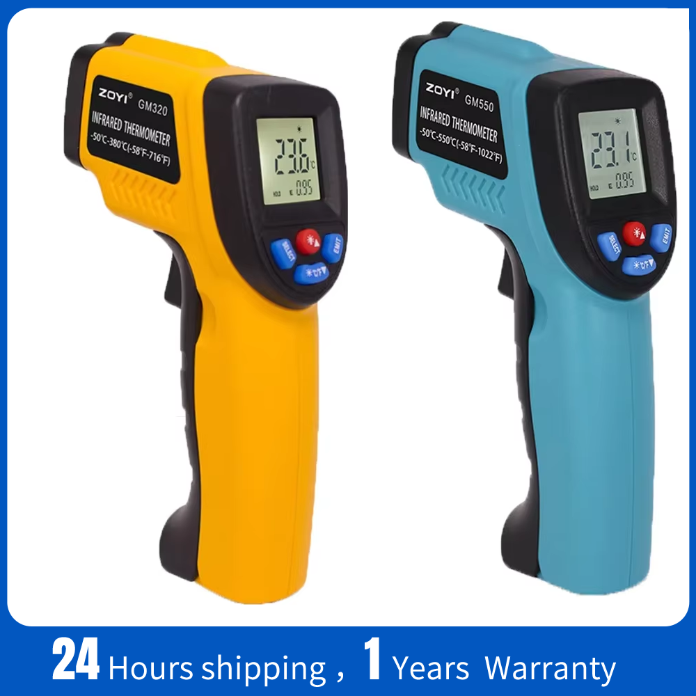휴대용 적외선 온도계, 피자 오븐 그릴 엔진 레이저 표 - Industrial Laser Temperature Gun 리뷰 및 가격