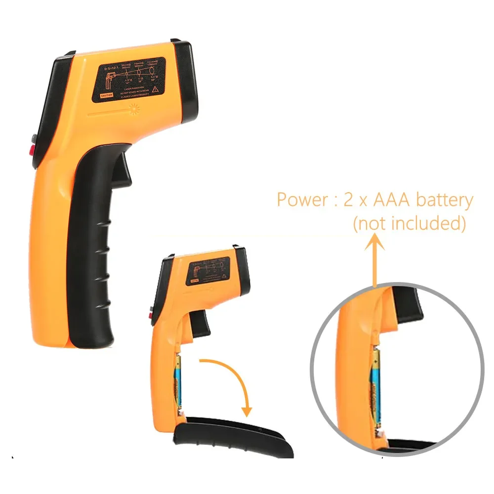 휴대용 적외선 온도계, 피자 오븐 그릴 엔진 레이저 표 - Industrial Laser Temperature Gun 리뷰 및 가격